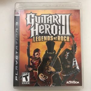 Guitar Hero III Legends of Rock For Sony PlayStation 3